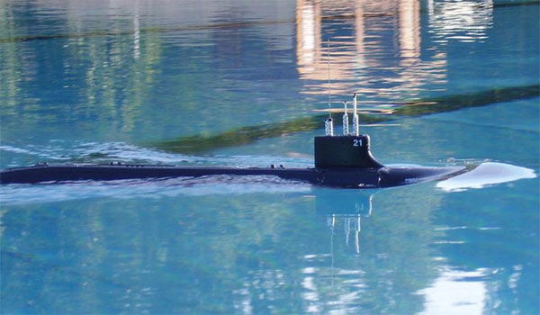 RC-SUB 1/144 USS SSN-21 シーウルフ潜水艦キット